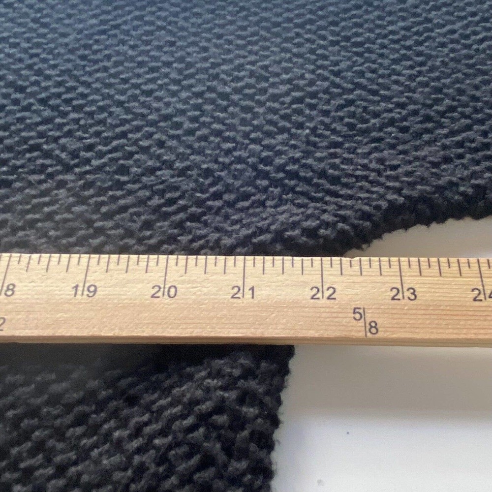 Chico Sweater Size O Small Black Waffle Knit Cardigan 3/4 Cuff Sleeves Full Zip - Picture 3 of 8